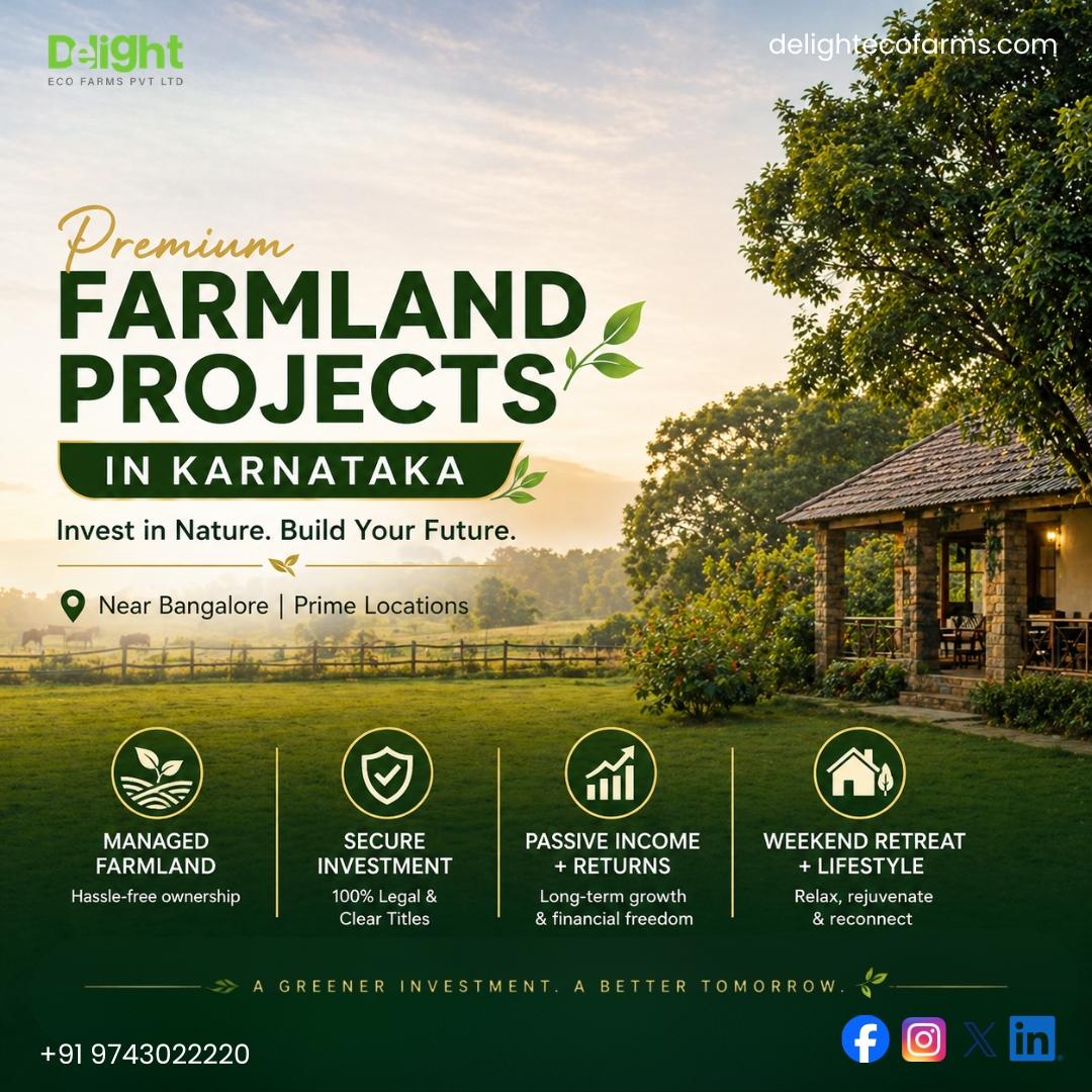 Agricultural Land for Sale in Anantapur | Delight Eco Farms