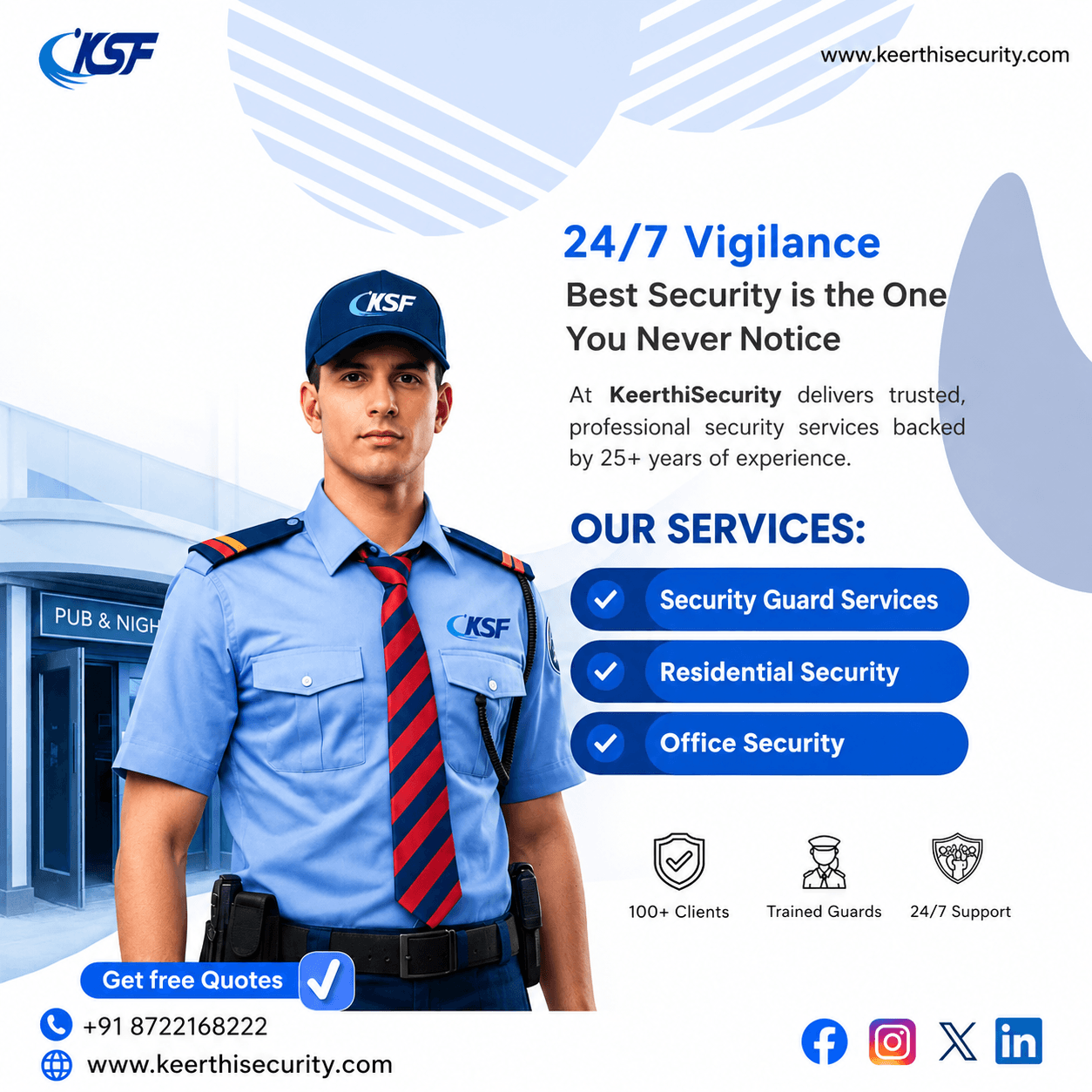 Security Agency in TC Palya | Keerthi Security Services