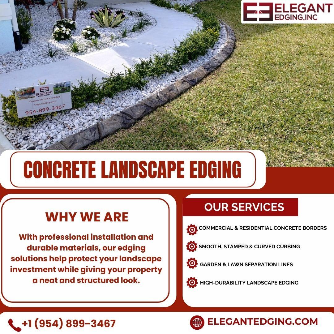 Top-rated Concrete Landscaping Borders in Melbourne, FL area