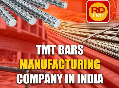 Steel TMT Bars Manufacturers & Suppliers in India - RDTMT
