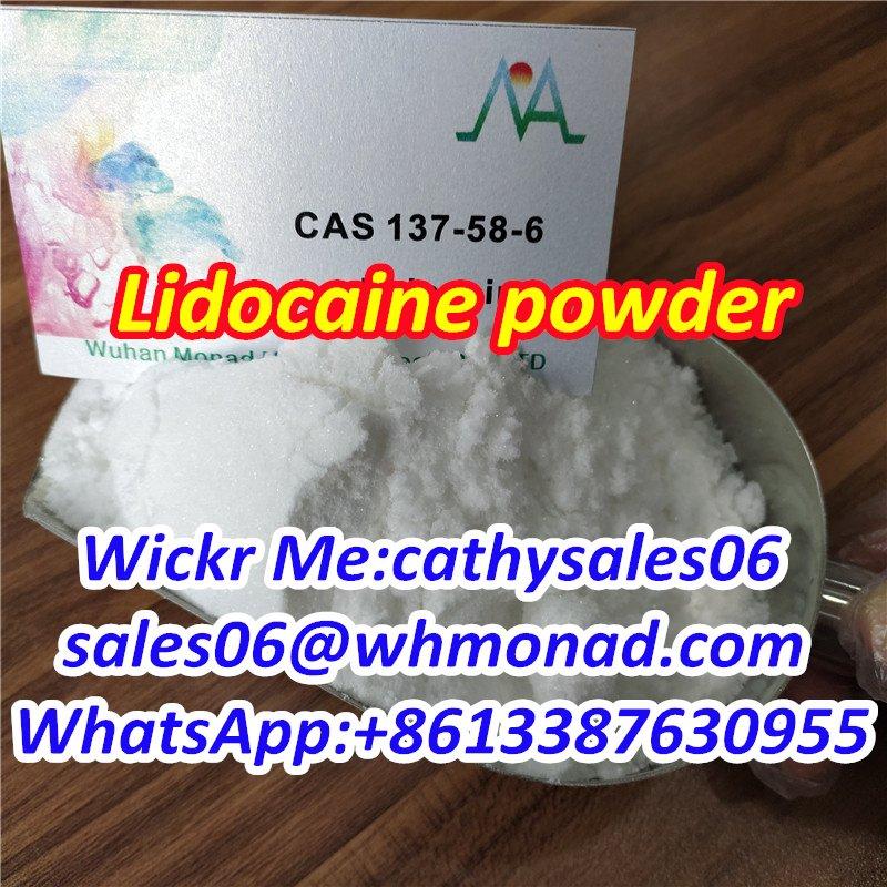 99% Lidocaine Local Anesthetic Powder Lidocaine Base Pain Killer CAS 137-58-6