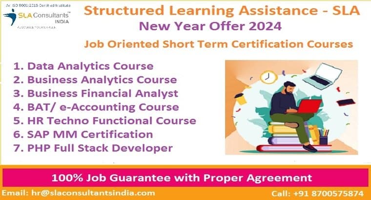 Best Data Science Training Course, Preet Vihar, Delhi, SLA Data Analytics Classes, Python, Tableau, Power BI Certification,