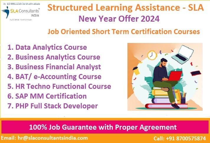 Data Science Training Certification, Geeta Colony, Delhi, Noida SLA Data Analyst Classes, Power BI, Python, Tableau Course, [100% Job, Learn New Skills of '24]