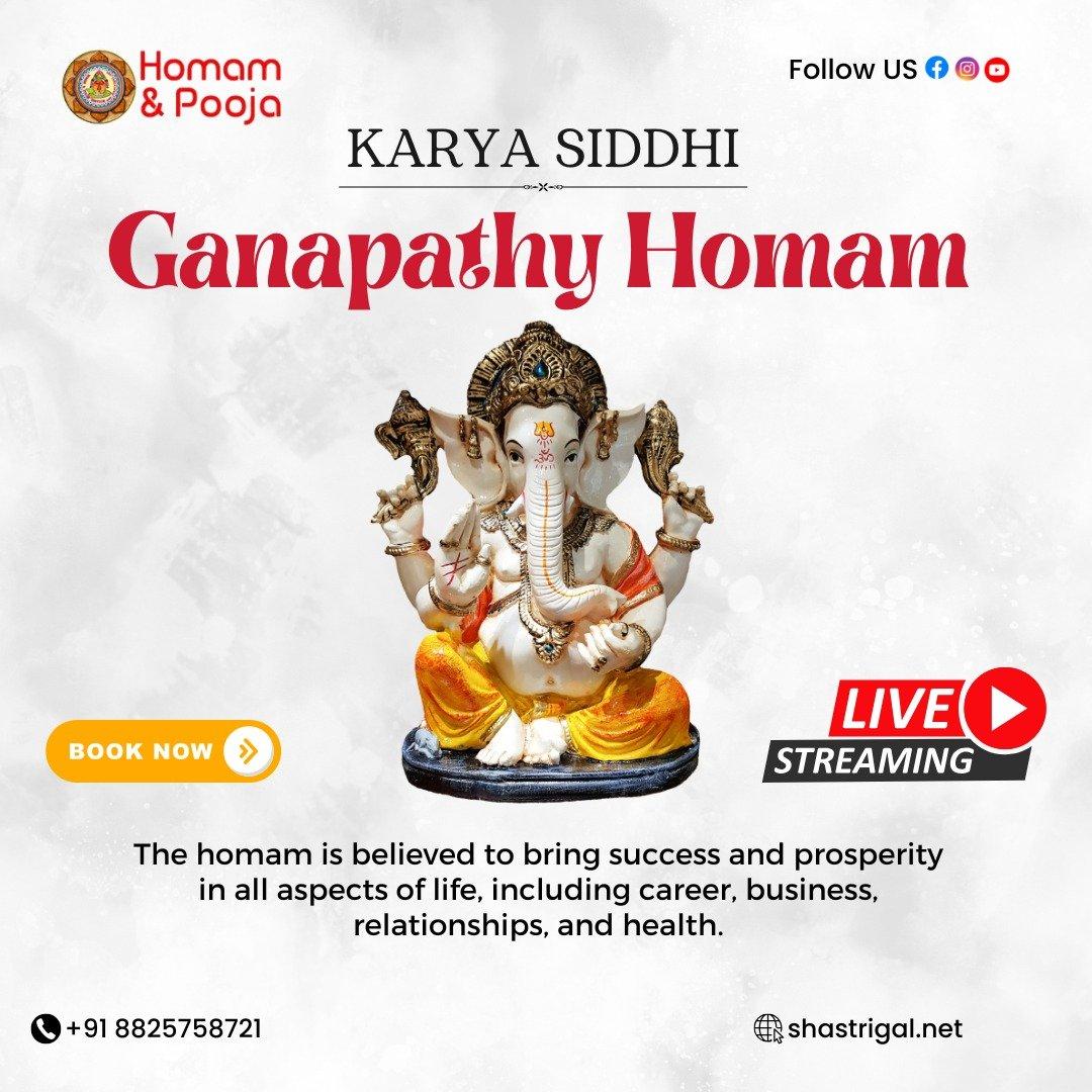 Ganapati Homam and Pooja Service – Shastrigal.net