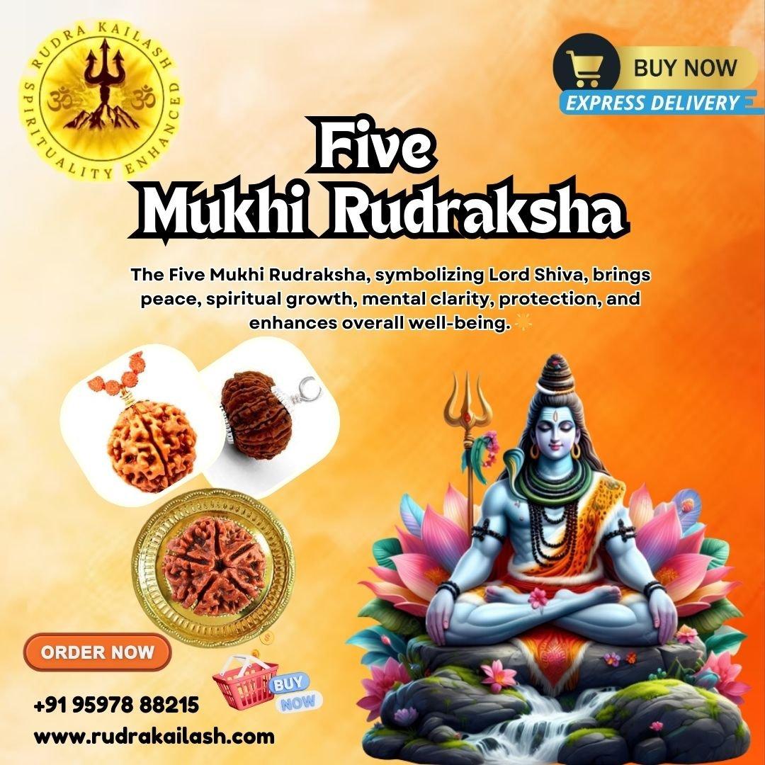 Buy 5 Mukhi Rudraksha Mala Online