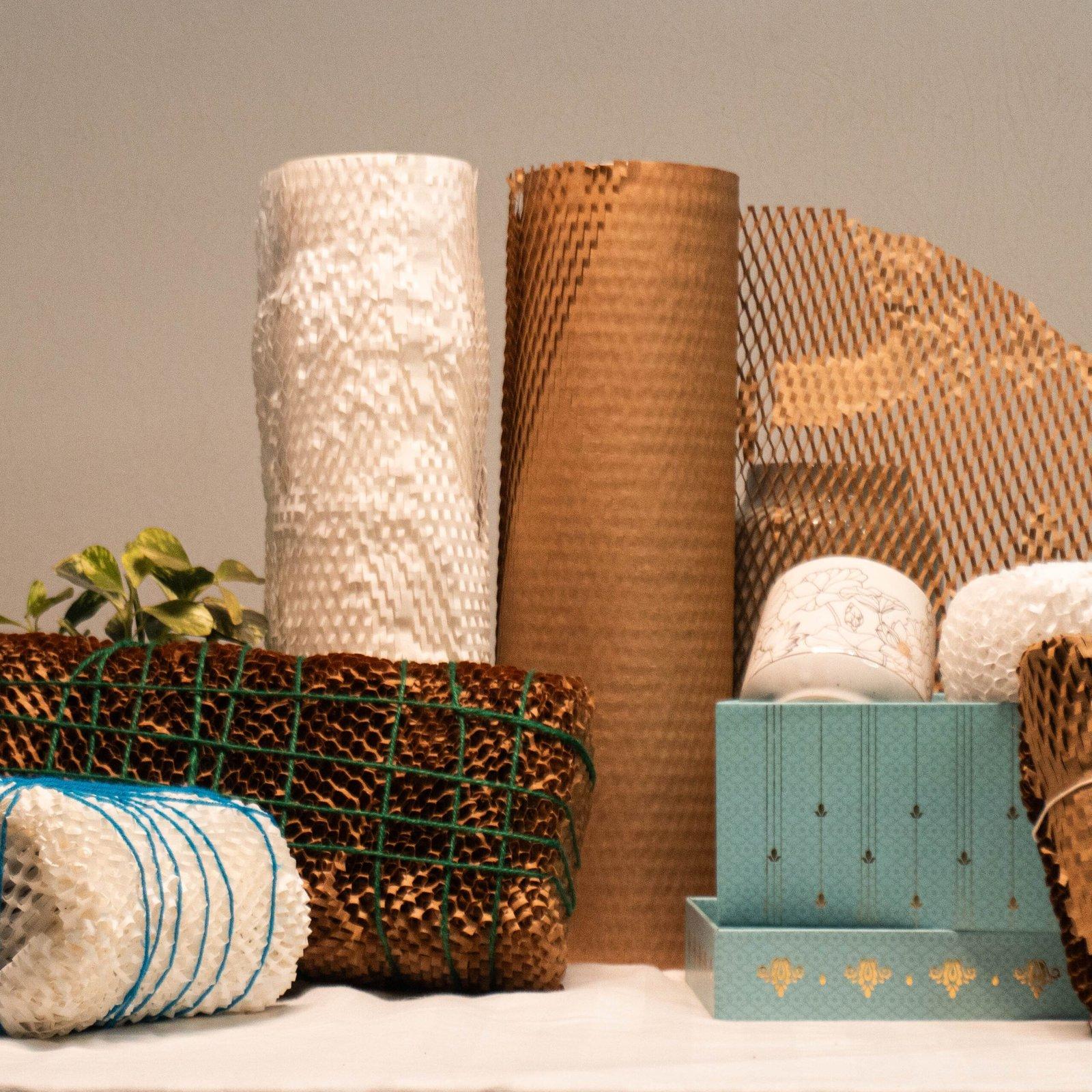 Buy EcoCushion Paper’s Honeycomb Paper Wraps for Safe Shipping