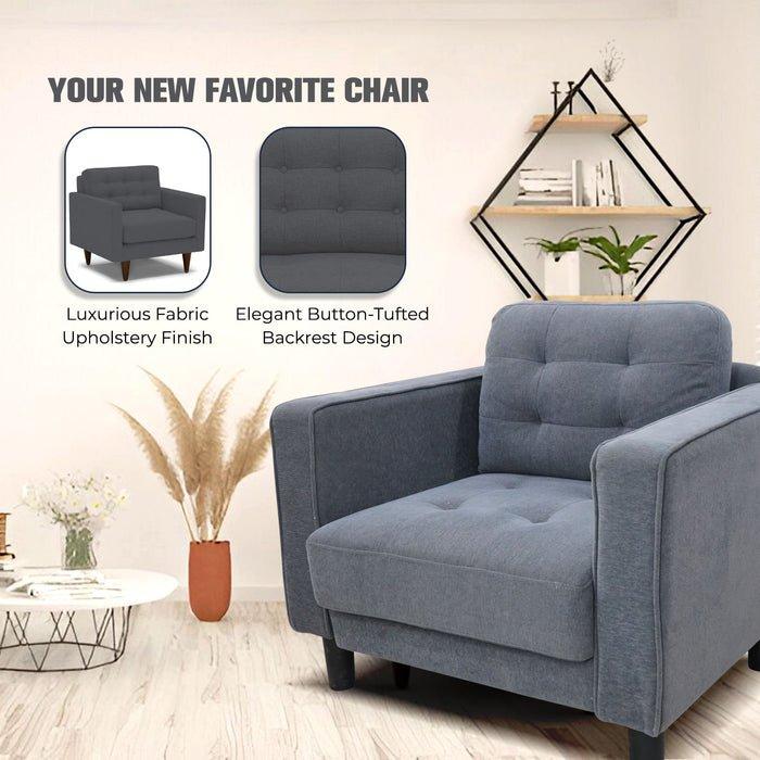 Jeometri Single Sofa – A Perfect Match for Your Table Furniture Setup
