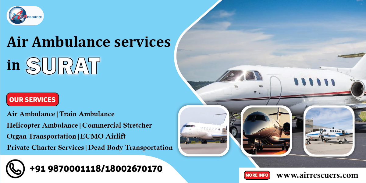 Air ambulance for stroke patients surat