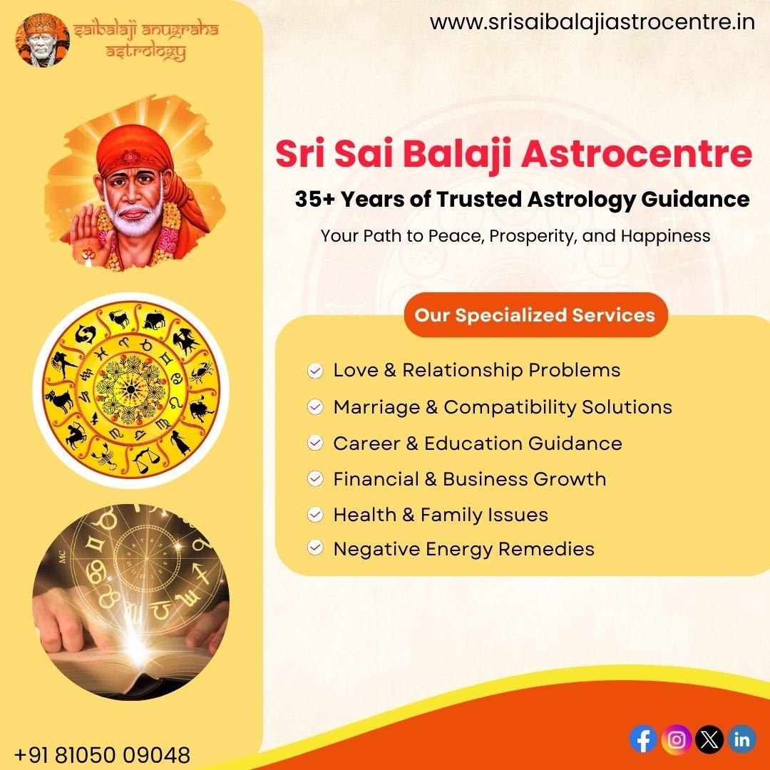 Top Astrologer in Bangalore for Health & Financial Solutions|www.srisaibalajiastrocentre.in
