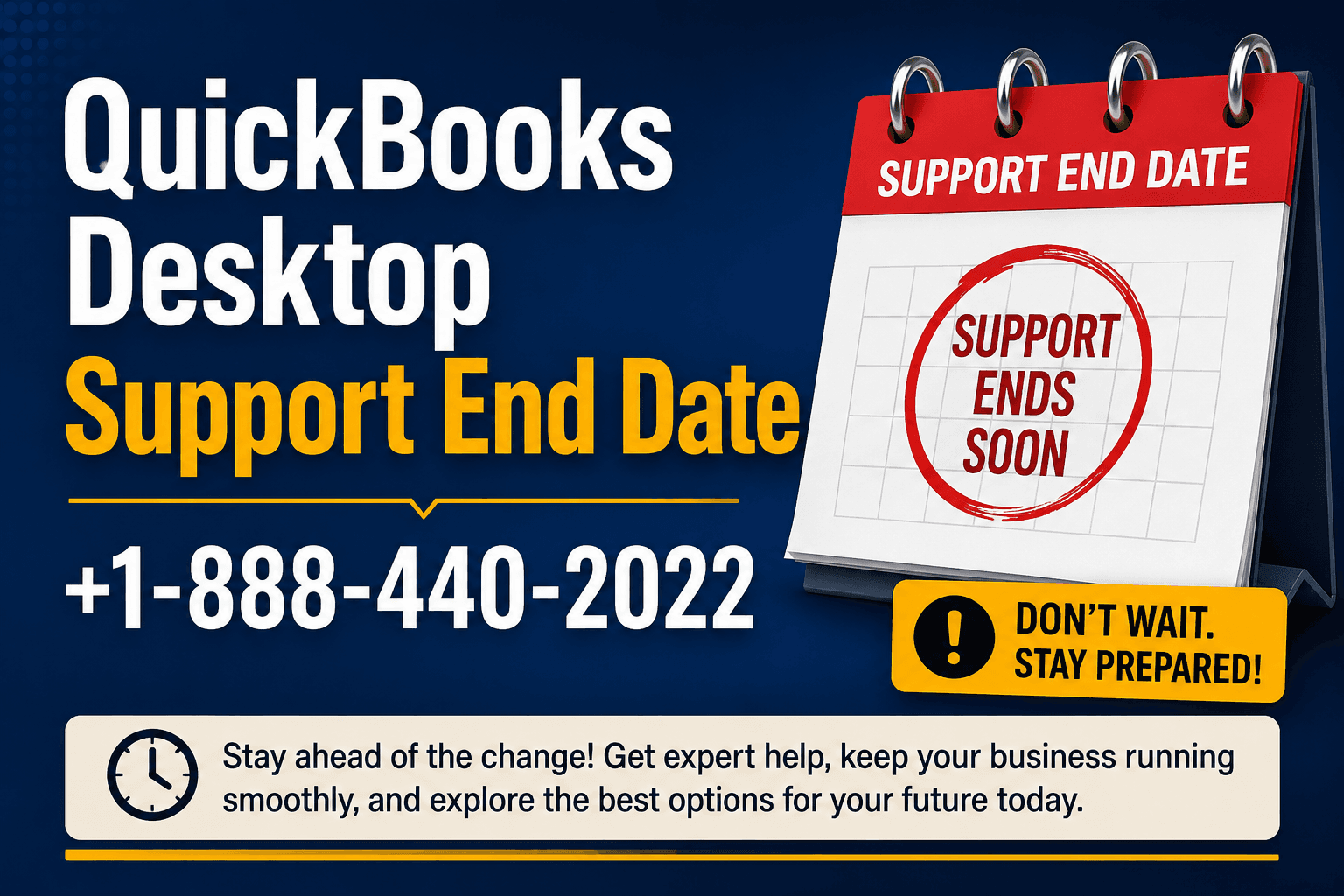 {+1-888-440-2022} When Does QuickBooks Desktop Support End for Businesses?