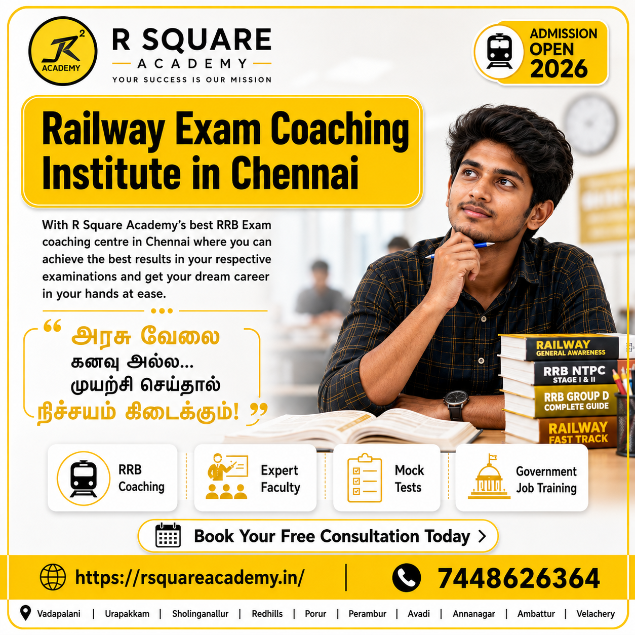 Railway Exam Coaching Institute in Chennai