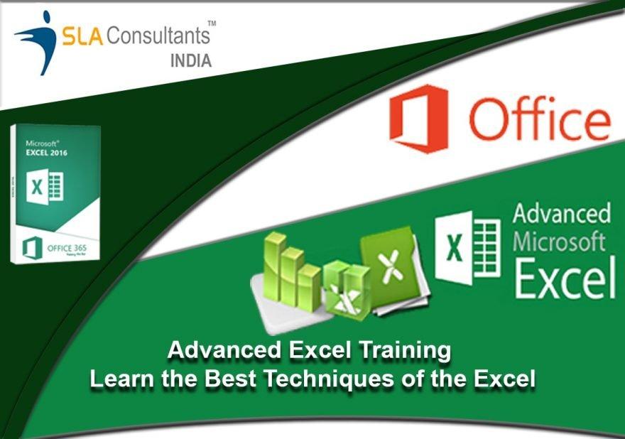 Best Excel Certification with VBA Macros, MS Access & SQL Certification at SLA Consultants India, Preet Vihar, Delhi, Summer Offer '23
